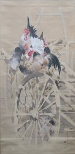 Fowl in Snow by Watanabe Seitei